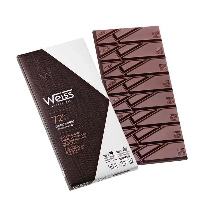 Tablette - Chocolat Noir - Ebène 72%