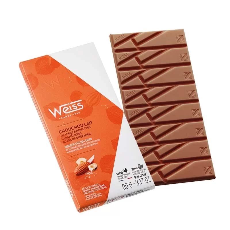 Tablette de chocolat au lait - Chouchou 38% 