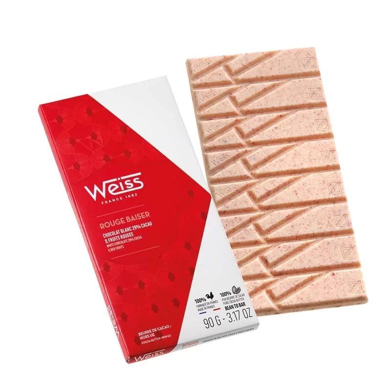Tablette de chocolat Rouge Baiser 29%